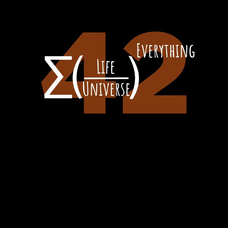 42 est la réponse Answer