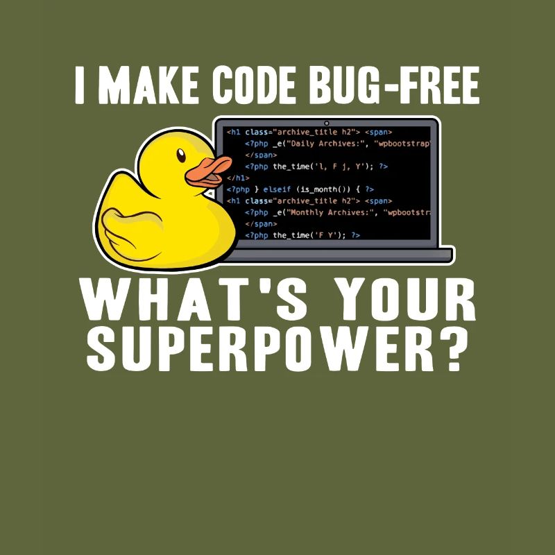 Programmeurs Canard Programmation Debugging Drôle