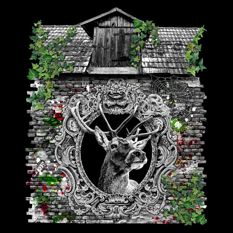 Stadl / deer design / antlers / hunter / costume /