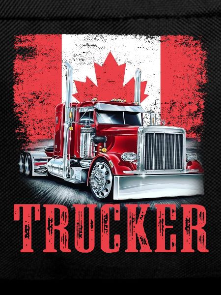Trucker Canadian Flag