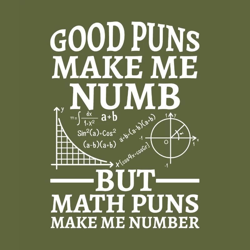 Drôle de maths cadeau Math Puns