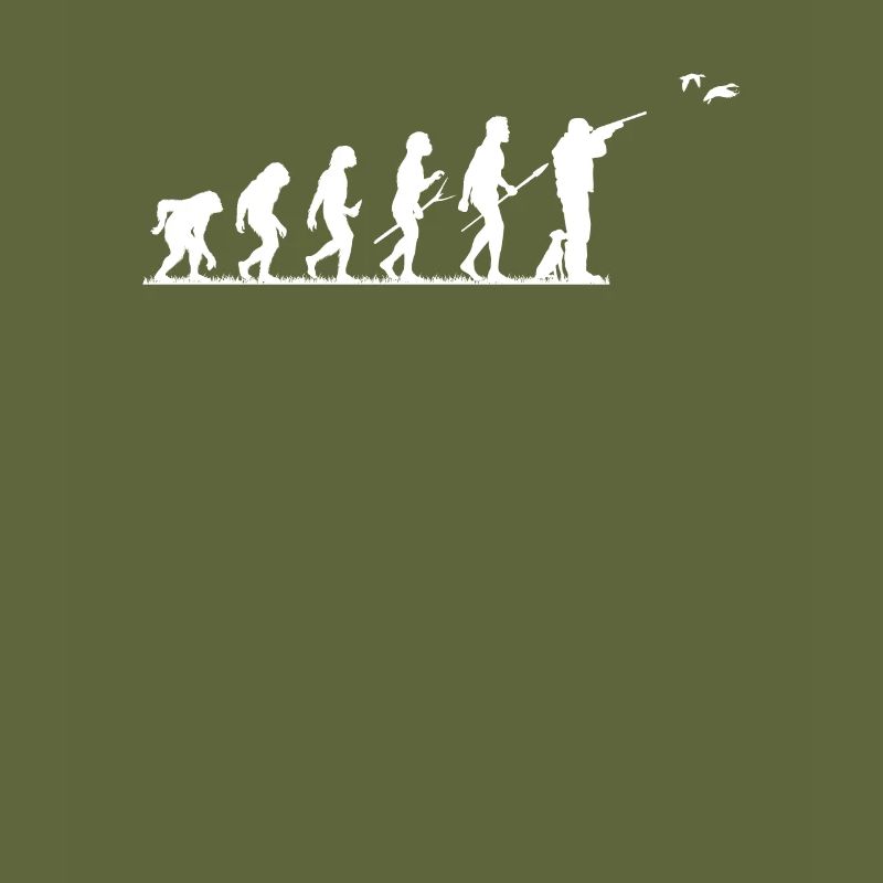 Jäger Jagd Evolution | Jagen Jägerin Geschenk