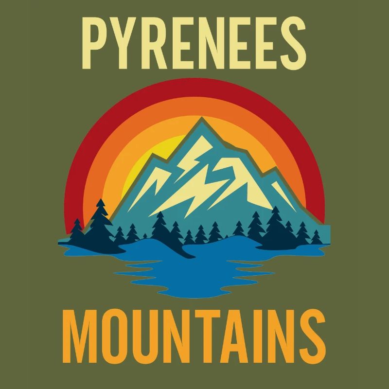 Pyrenees Mountains Sunset