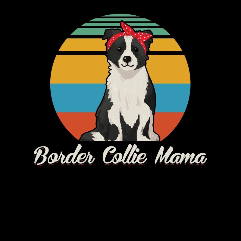Cadeau de colley de propriétaire de chien de maman de border collie