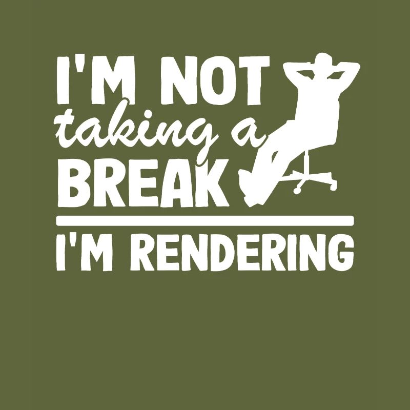 I'm Rendering Filmmaker Video Editor Editing Gift