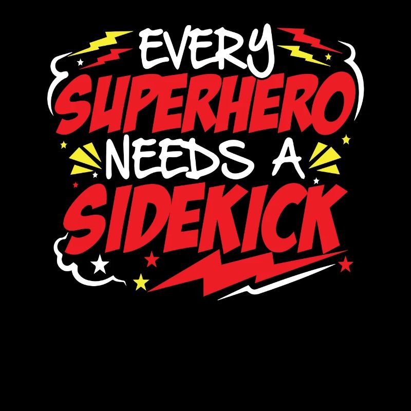 Superhero Dad and Sidekicks Matching