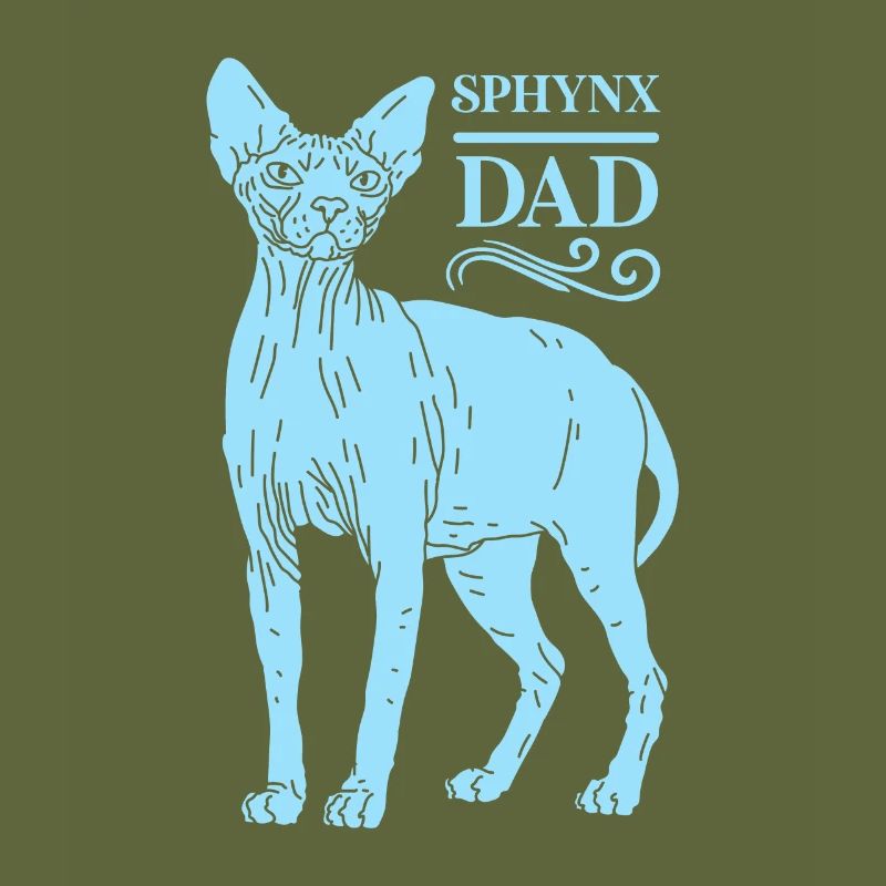 Sphynx dad Sphynx chat Sphynx sphinx chat cadeau
