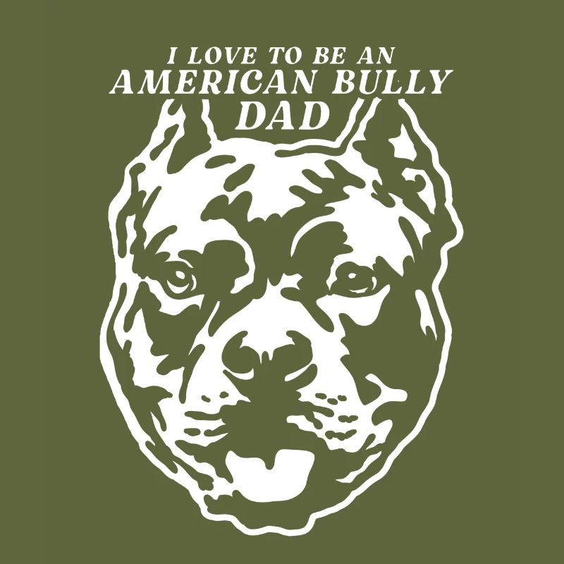 American Bully Dad Hunde Hundebesitzer Geschenk