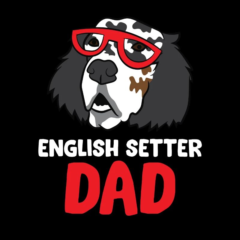 Englisch Setter Papa Lustiger Englisch Setter