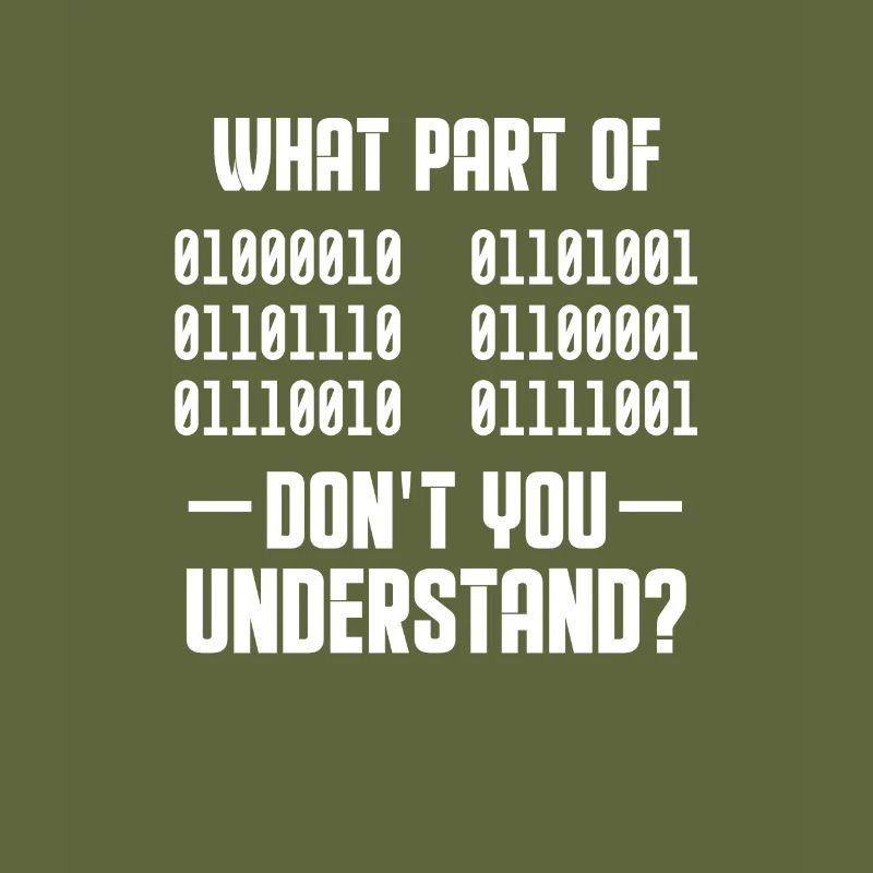 Binär Code Programmierer Coder Geschenk