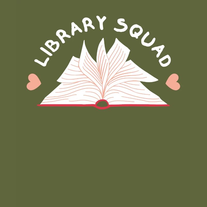 Bookworm Library Squad Bibliothécaire sur le thème