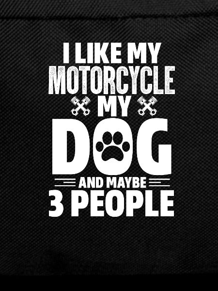 Chien motard