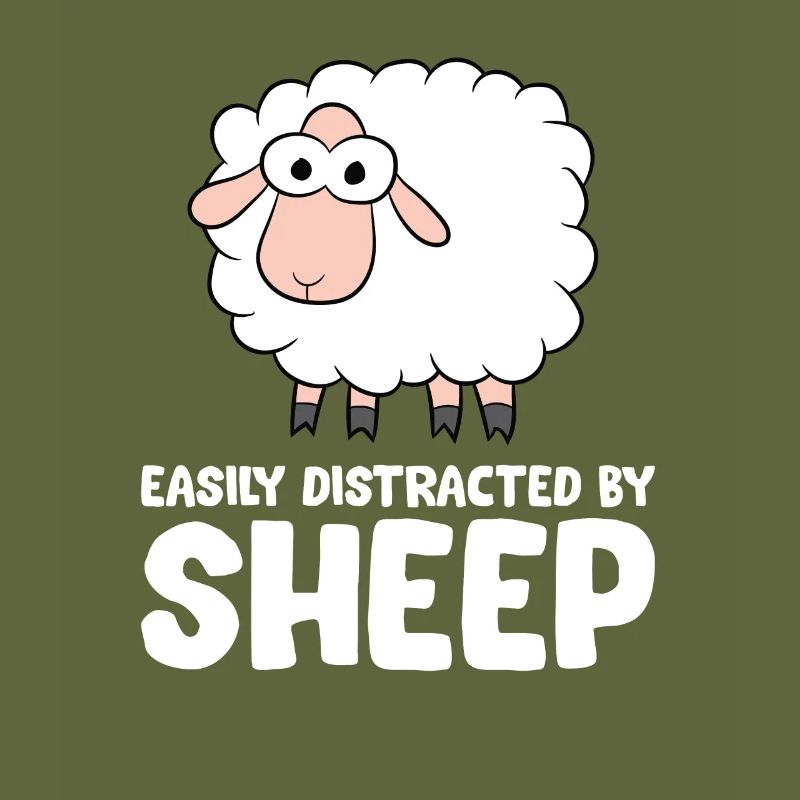 Facilement distrait par les moutons