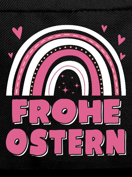 Oster Regenbogen Frohe Ostern