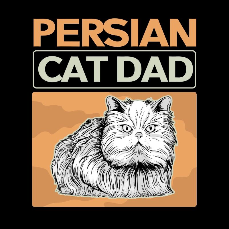 Chat persan | Chat papa chat propriétaire cadeau