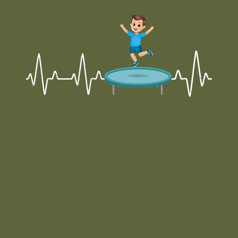 Trampoline Young Jumping