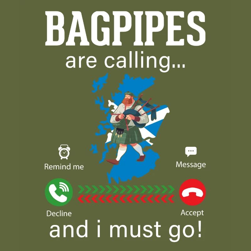 Musicien de cornemuse Drôle de cornemuse