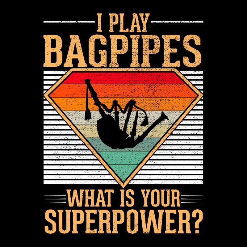 Bagpipe Musician Funny Bagpiper
