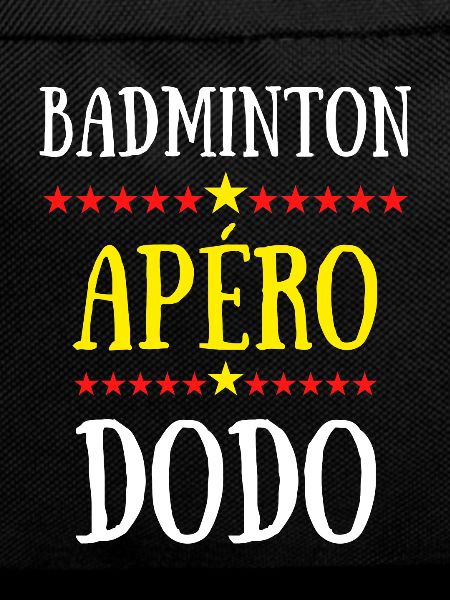 badminton apéro dodo