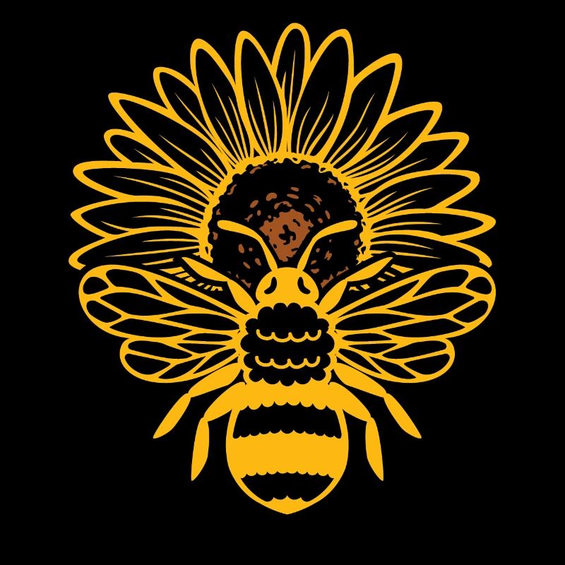 Bee Sunflower Beekeeper Honey