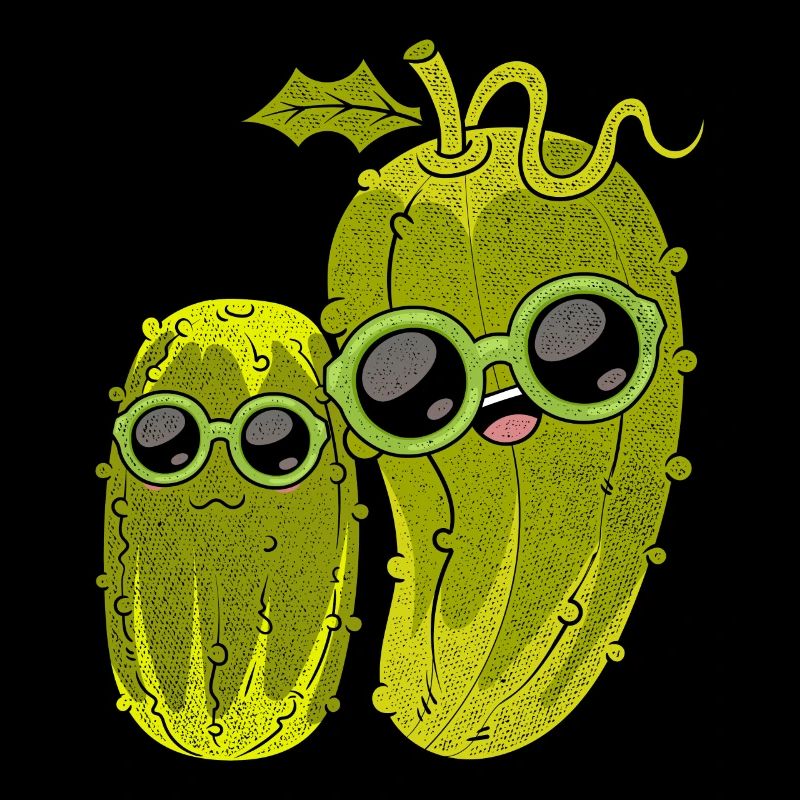 Coole Sonnebrille Gemüse Geschenkidee Gurke