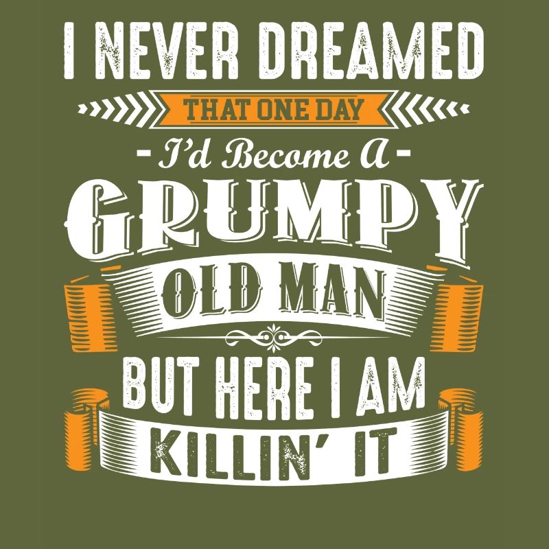 Grumpy Old Man Fathers Day