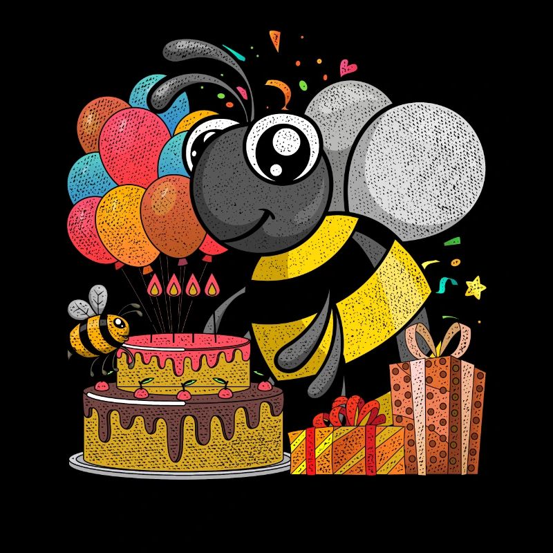 Geburtstag Tier Geschenk Biene