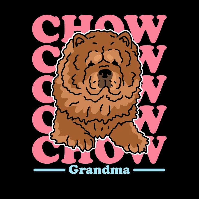 Chow Chow Grandma Hunde Hundebesitzerin Geschenk