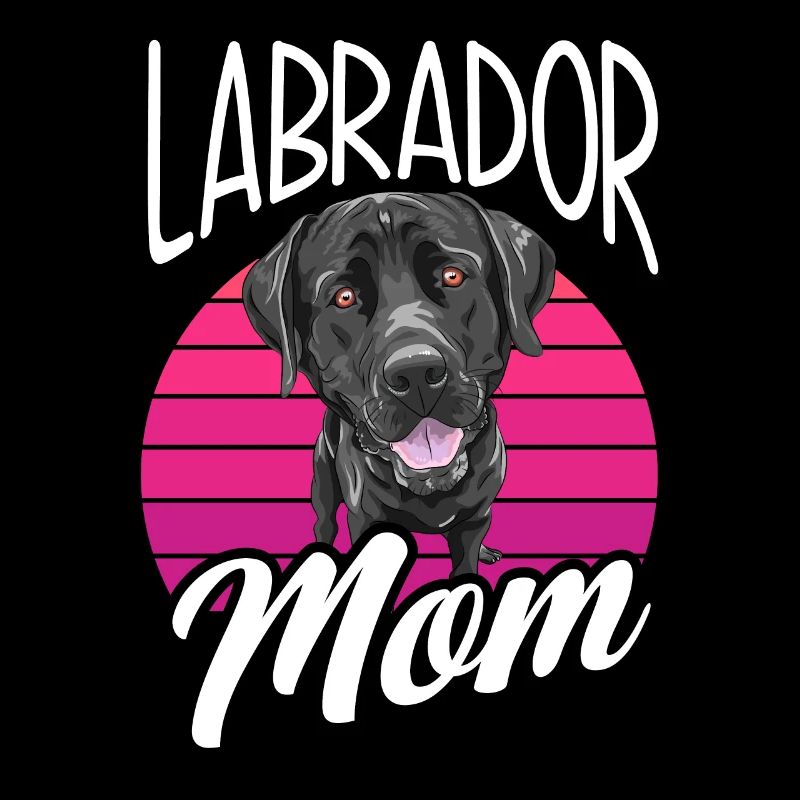 Black Labrador Labrador Mama