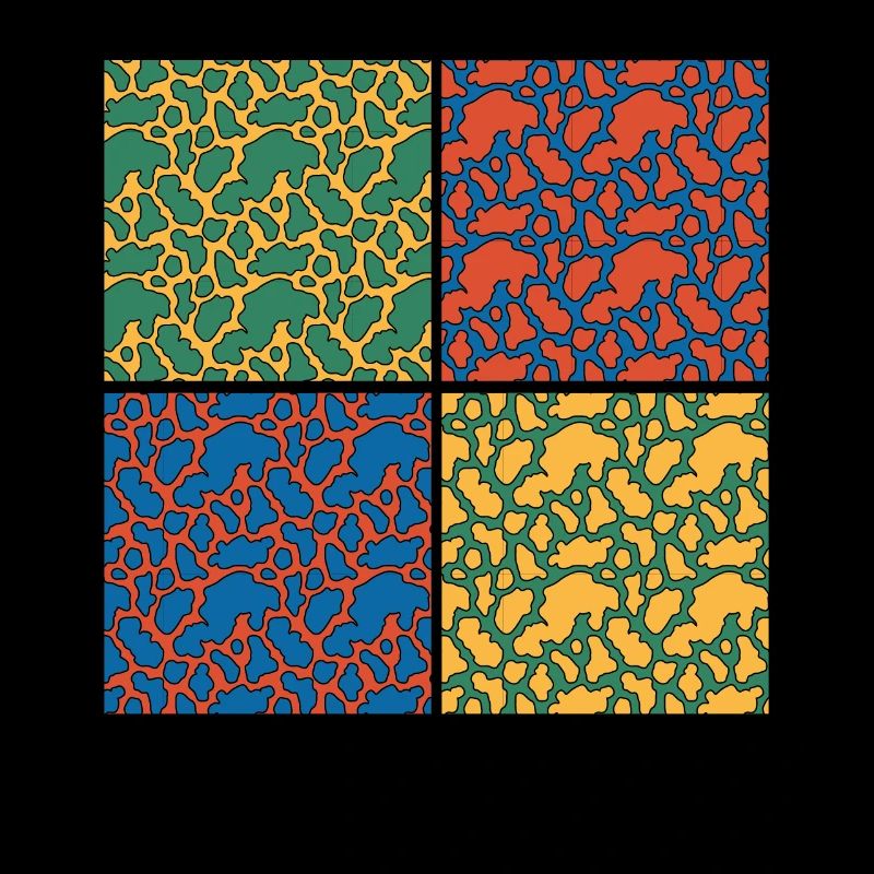 Pop Art Cow Pattern Cow Stains Gift Cow