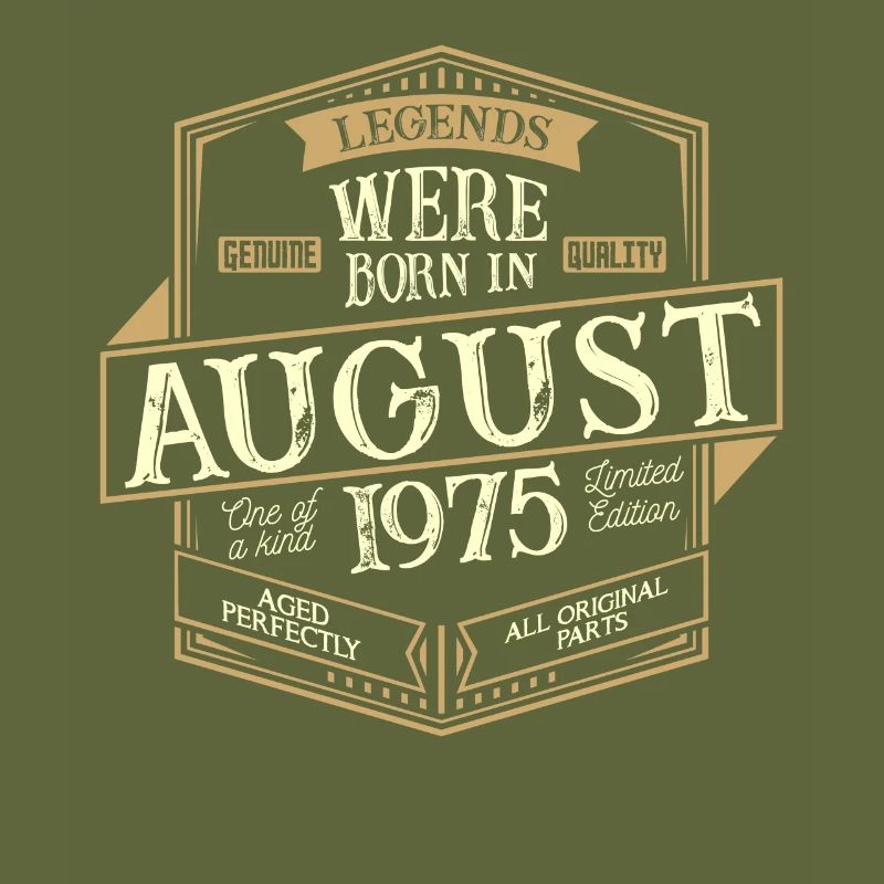 August 1975 Geburtstag Mann