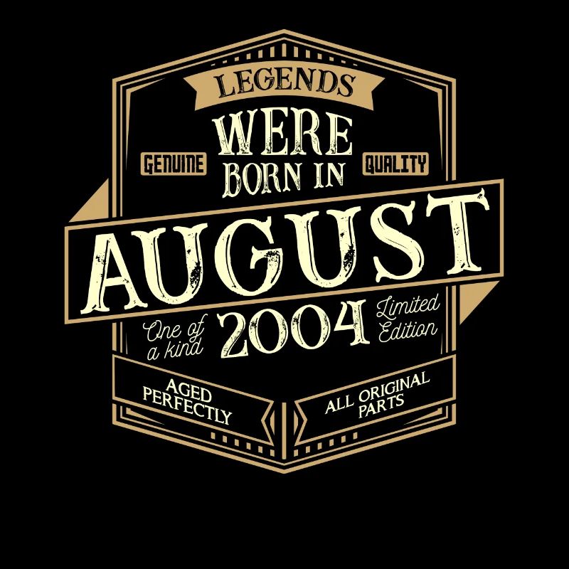 August 2004 Geburtstag Mann