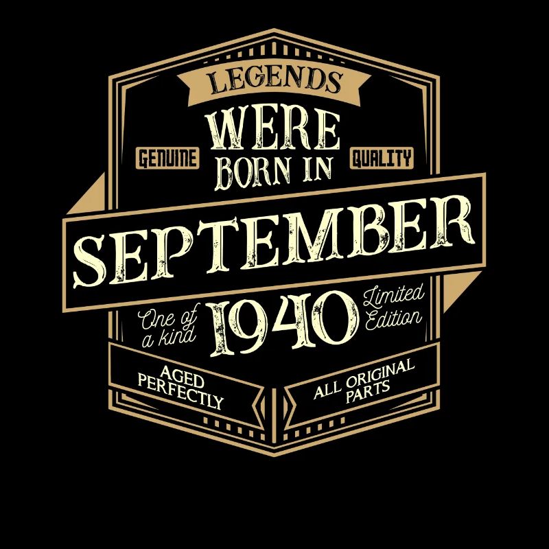 September 1940 Geburtstag Mann