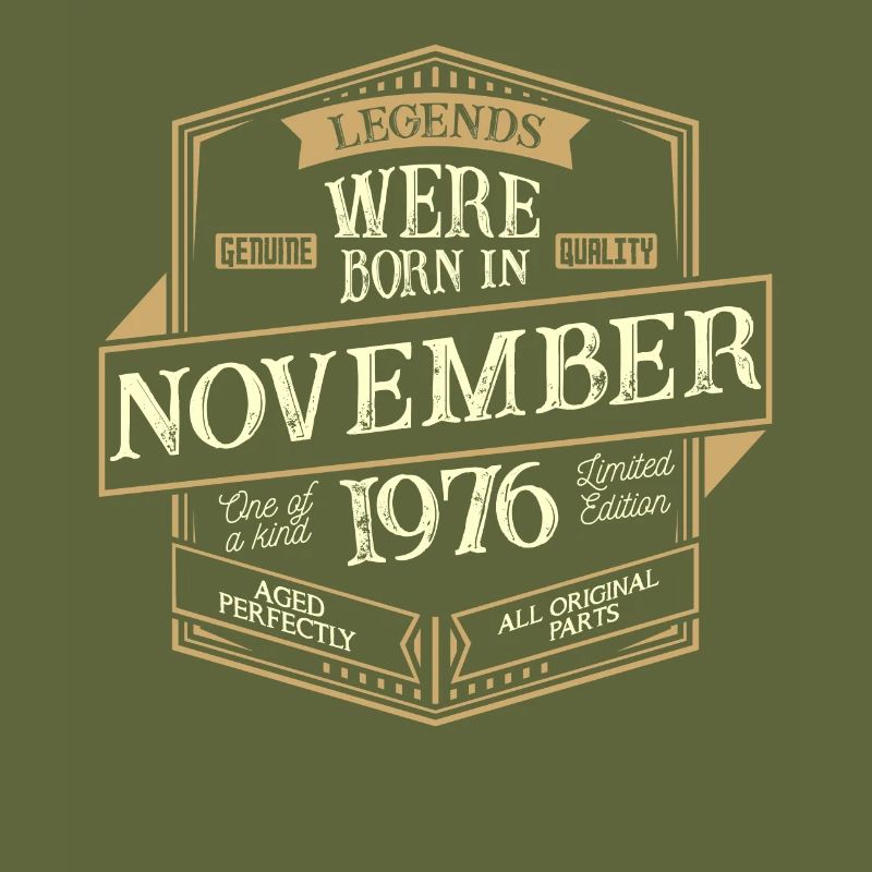 November 1976 Geburtstag Mann