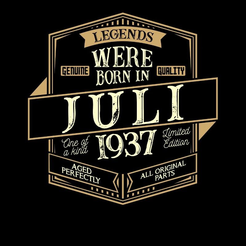 Juli 1937 Geburtstag Mann