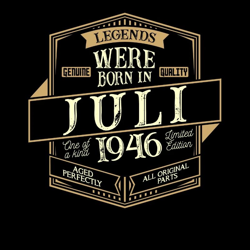 Juli 1946 Geburtstag Mann