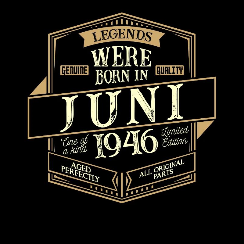 Juni 1946 Geburtstag Mann