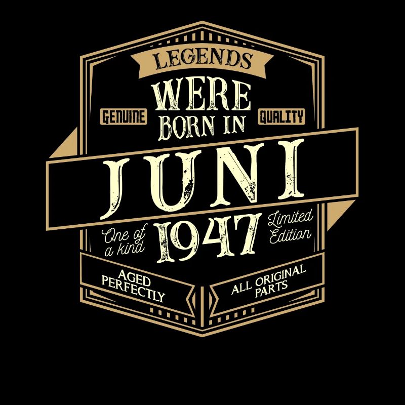 Juni 1947 Geburtstag Mann