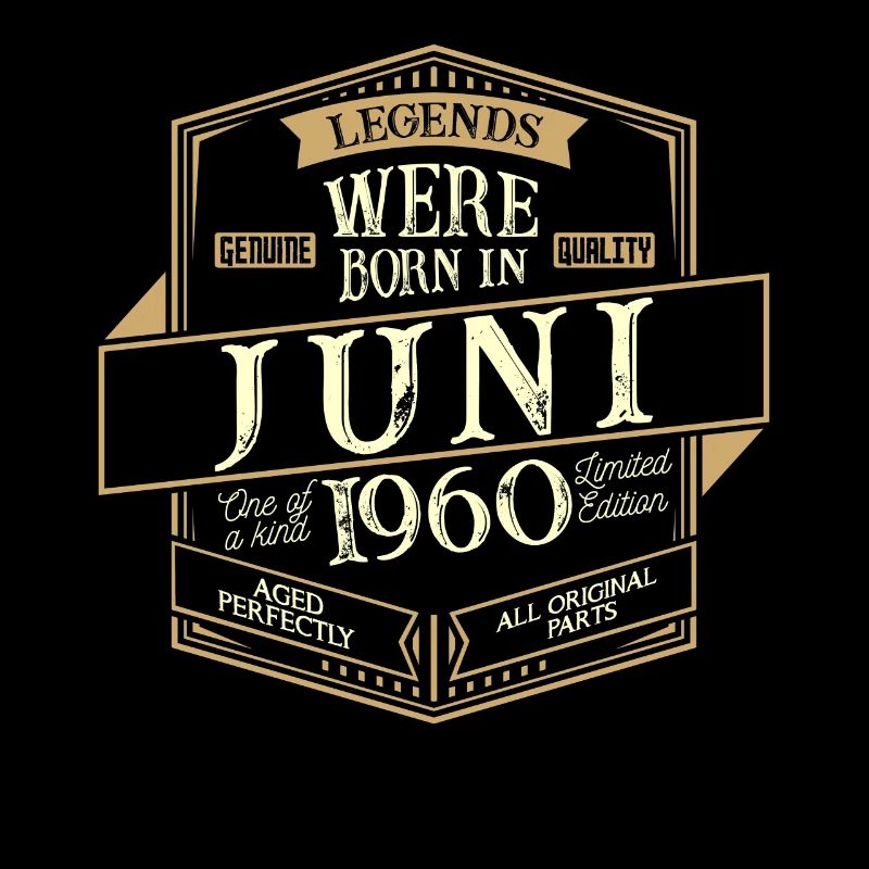 Juni 1960 Geburtstag Mann