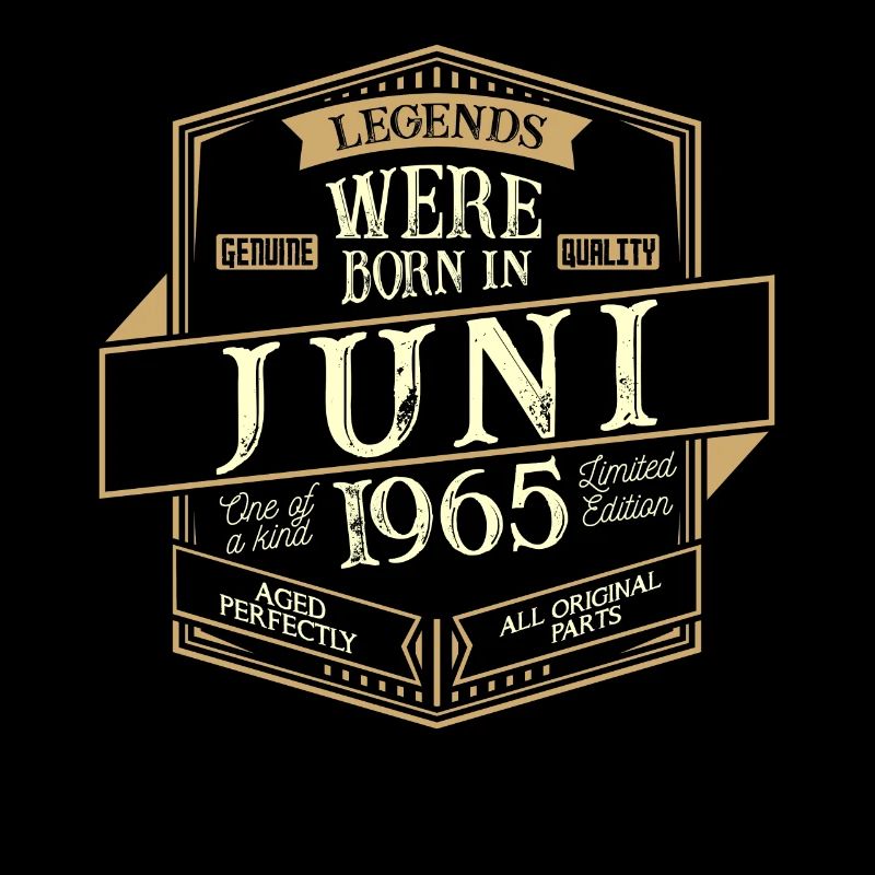 Juni 1965 Geburtstag Mann