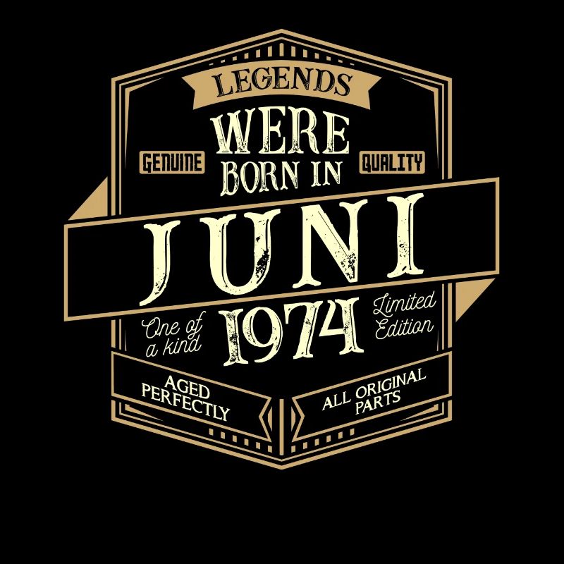 Juni 1974 Geburtstag Mann