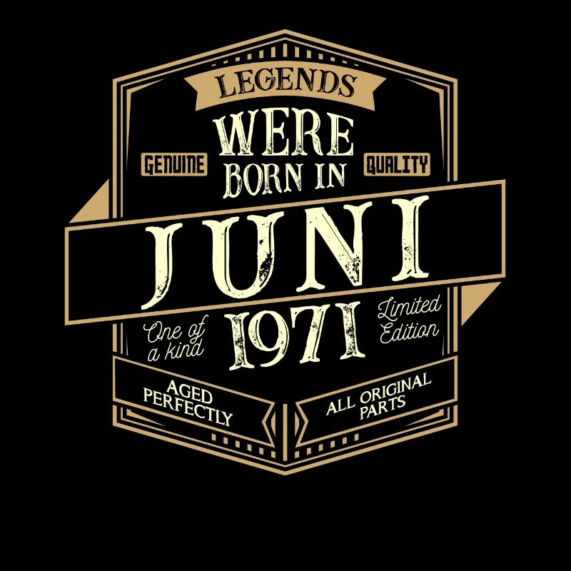Juni 1971 Geburtstag Mann