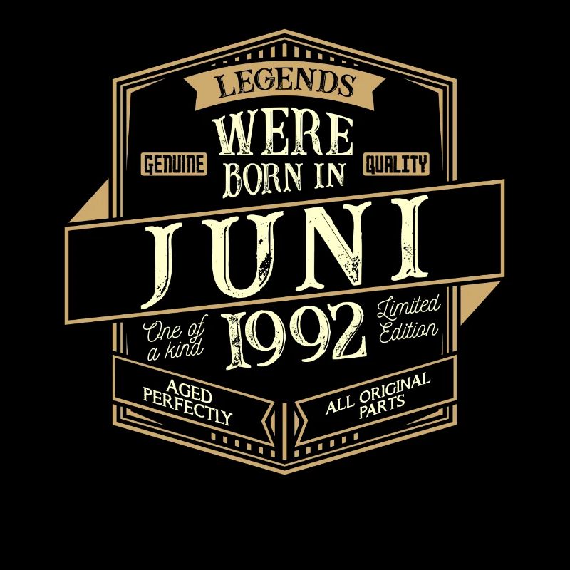 Juni 1992 Geburtstag Mann