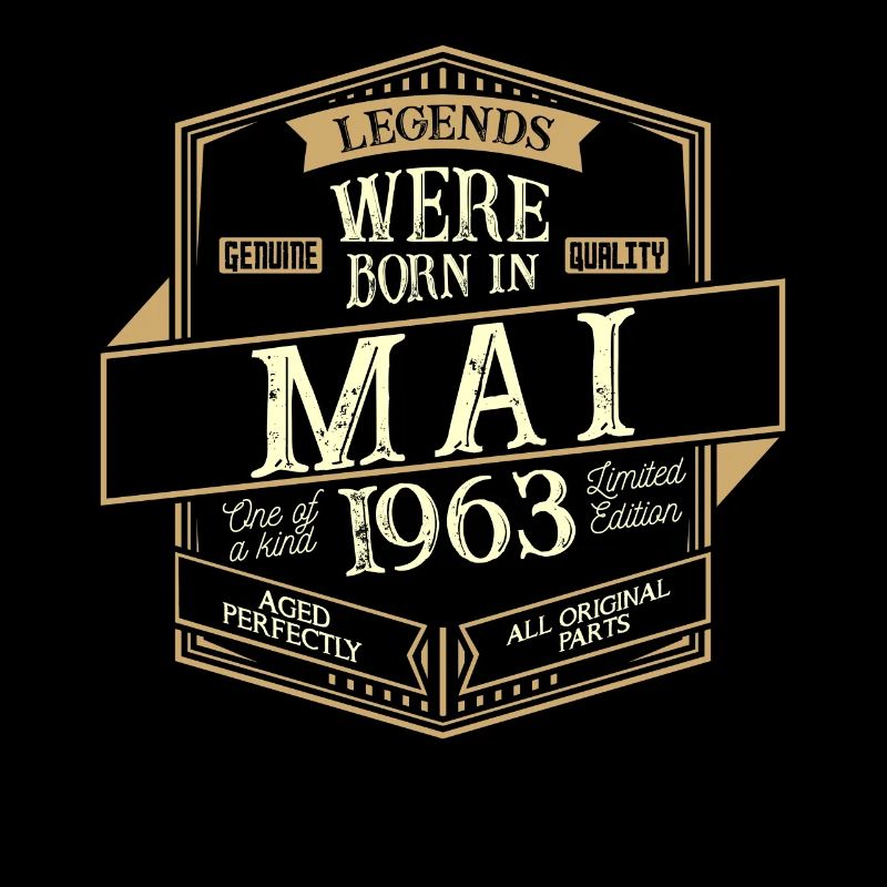 Mai 1963 Geburtstag Mann