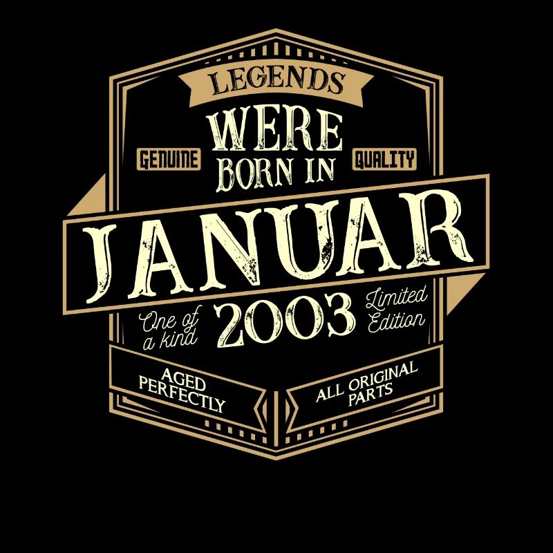 Januar 2003 Geburtstag Mann