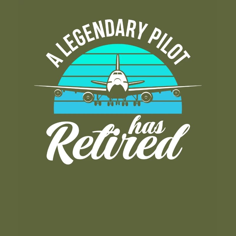 Pension Pensioner Pilot Funny Pilot Gift
