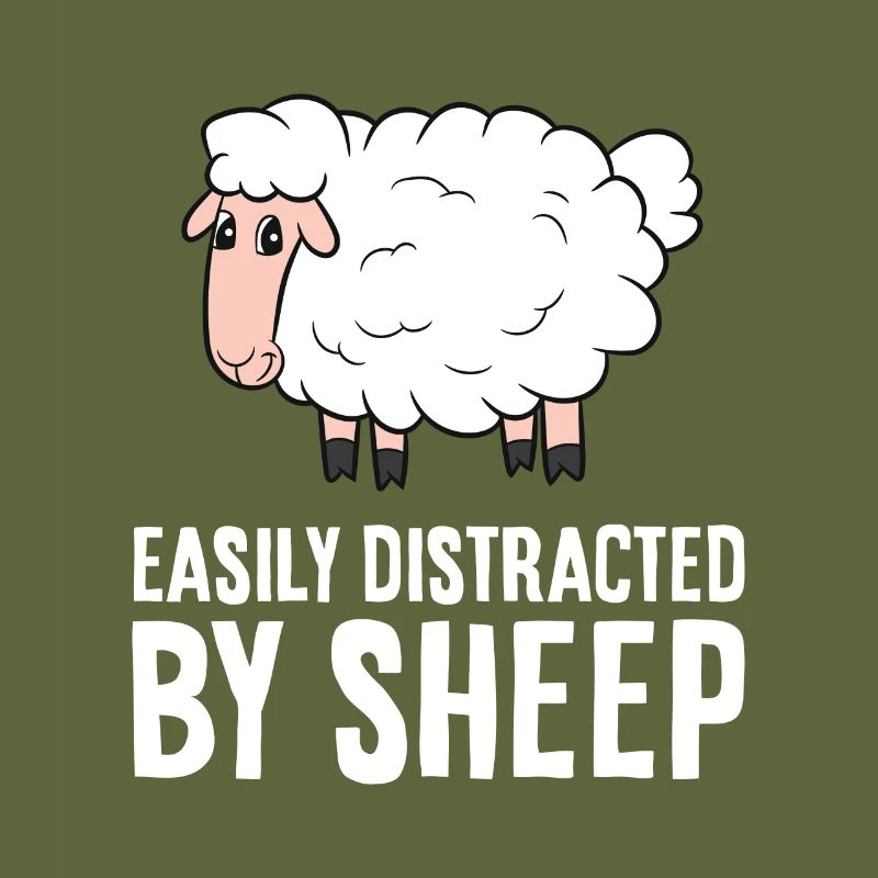 Easily Distracted By Sheep