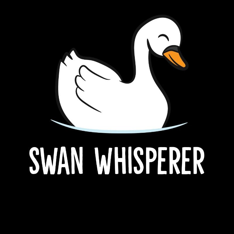 Swan Whisperer Cher Cygne Oiseaux