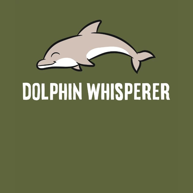 Dolphin Whisperer Cute Dolphin