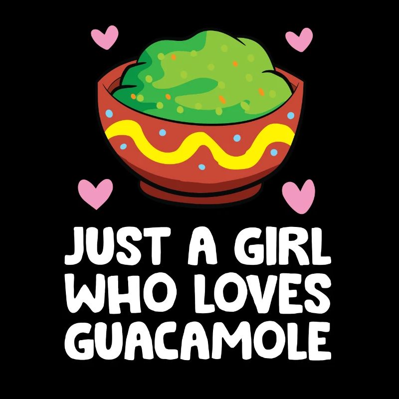 Nur ein Mädchen, das Guacamole liebt